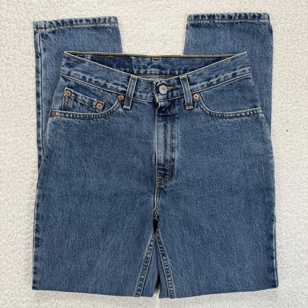 VTG Levis 512 Tapered Jeans‎ Men's 26x28 USA Made Y2K Grunge Streetwear Casual